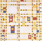 Piet Mondrian Broadway Boogie-Woogie (mk09) oil on canvas